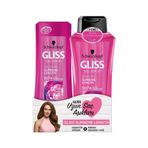 Gliss Supreme Length 360 ml Şampuan + 360 ml Saç Kremi Set, Keratin Serum ve Mikro Onarıcı Yağ