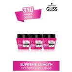 Gliss Supreme Length 3x300 ml Saç Bakım Maskesi