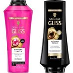 Gliss Supreme Length 400 ml Şampuan+Ultimate Repair 360 ml Saç Bakım Kremi