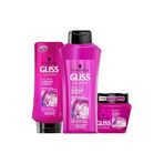 Gliss Supreme Length Şampuan 525 ml + Saç Kremi 360 ml + Maske 300 ml Seti