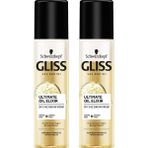 Gliss Ultimate Oil Elixir 2x200 ml Sıvı Saç Bakım Kremi