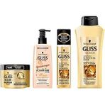Gliss Ultimate Oil Elixir 4'Lü Saç Bakım Seti, Şampuan, Maske, Jel Bakım, Sıvı 1258989109133