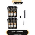 Gliss Ultimate Repair Şampuan Güçlendirici Etki 400 ml X6 Adet + Tarak Hediyeli