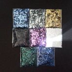 Glitter Altıgen Epoksi Süsleme Pulu Nail Art Makyaj Sim Set 15 Gram x 8 Renk 120 Gram - Renkli - PAKET