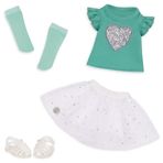 Glitter Girls Sparkling Top Skirt Sparkling With Style Kıyafet Seti