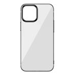 Glitter İphone 12 Şeffaf Lüx Silikon Kılıf Tpu Kılıf-(5775)