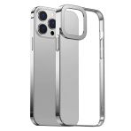 Glitter Iphone 13 Kılıf Renkli Kenar Şeffaf Kılıf-(5775)