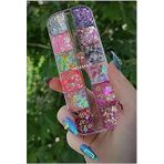 Glitter Jel Far Simli Kremsi Jel Far Paleti 3, 758899868