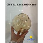 Glob Avize Camı Bal Renk 15 Lik