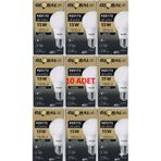 Global 15 Watt Led Ampul (Beyaz) 6500K (10ADET)