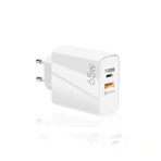Global 65W UsbA PD33W Quick Charger 3.0 Type-C to Lightning 1m Kablolu Hızlı Şarj Aleti Set WNE0701