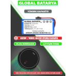 Global Batarya Arzum AR4301 Robotek X2 Uyumlu Akıllı Robot Süpürge Bataryası 14.4V 3200MAH Pil (Yüksek Kapasite)