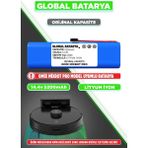Global Batarya Omix Mixbot Pro Uyumlu Akıllı Robot Süpürge Bataryası 14.4v 5200mah Lityum Iyon Pil (Orijinal Kapasite)