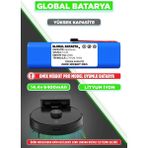 Global Batarya Omix Mixbot Pro Uyumlu Akıllı Robot Süpürge Bataryası 14.4V 6400MAH Lityum Iyon Pil (Yüksek Kapasite)