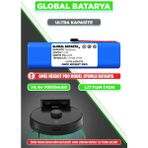Global Batarya Omix Mixbot Pro Uyumlu Akıllı Robot Süpürge Bataryası 14.4V 7000MAH Lityum Iyon Pil (Ultra Kapasite)