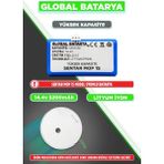 Global Batarya Sentar Mop 1s Akıllı Robot Süpürge Bataryası 14.4v 3200mAh Li-ion Pil Yüksek Kapasite)