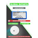 GLOBAL BATARYA Sentar Mop 1S Akıllı Robot Süpürge Bataryası 14.4V 3500mAh Pil (Ultra Kapasite)