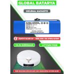 Global Batarya Xiaomi Mi Vacuum S10+ Uyumlu Akıllı Robot Süpürge Bataryası 14.4v 5200mah Lityum Iyon Pil (Orijinal Kapasite)