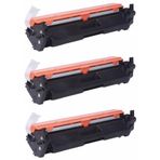 GLOBAL CARTRDIGES mürekkep kartuşları Premium kalite için uyumlu yedek HP CF217 A (HP 17 A) Siyah lazer toner kartuşu LaserJet Pro M102 kullanım, M130FN, M130FW, M130NW baskı (3'lü paket)