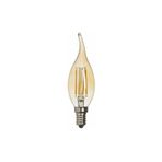 Global K2 KES600 4W 2700K E14 Led Flamanlı Kıvrık Buji Rustik Ampul