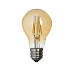 Global K2 KES604 8W 2700K E27 A60 Led Flamanlı Rustik Ampul
