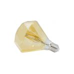 Global K2 KES612 6W 2700K E27 Elmas Led Flamanlı Rustik Ampul