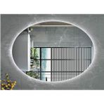 Global Led Mirror 40X60 cm Elips Ledli Ayna Banyo Aynası Dekoratif Ayna Boy Ayna Salon Duvar Ayna
