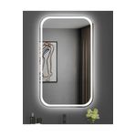 GLOBAL LED MIRROR 60x80 cm Ledli Ayna Dresuar Hol Koridor Duvar Salon Banyo Wc Ofis Çocuk Yatak Odası Boy
