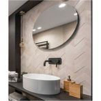 Global Led Mirror Elips Işıklı Banyo Makyaj Konsol Ledli Ayna 80 x 60 Yan Elips