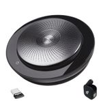Global Teck Worldwide Jabra Speak 710 Hoparlör (Kablosuz) Duvar Şarj Cihazı ile | Bluetooth Dongle, USB | PC/MAC UC Softphones, Akıllı Telefonlar, iPad, Tabletler | UC Versiyonu - Skype, Cisco, Avaya #7710-409- ile Uyumlu