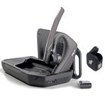 Global Teck Worldwide Plantronics Voyager 5200-UC Bluetooth Kulaklık Paketi 206110-01 - Akıllı Telefonlar, PC, iOS, Mac, Softphones için, Tabletler 2 portlu USB Şarj Cihazı içerir - Araç/Ev