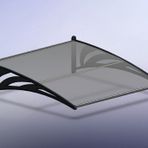 Global Tente 100x100 Gri Ana Kit Ekonomik Seri Kapı Üstü Sundurma