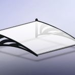 Global Tente 120x100 cm Beyaz Ana Kit Ekonomik Seri Kapı Üstü Sundurma
