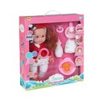 Global Toys Altını Islatan Ve Konuşan 35 Cm Roza Et Bebek