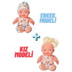 Global Toys Erkek ve Kız Modelli İngilizce Konuşan Ağlayan Oyuncak Bebek