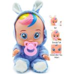 Global Toys Mavi Beyaz Pembe Renk Ağlayan ve Konuşan Et Bebek 3+ Yaş Kız Çocuk İçin Eğlenceli