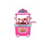 Global Toys Tekerlekli Şeker Arabası Dükkan Oyun Seti Candy Shop Şekerleme Seyyar Oyun Arabası