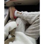 Globalux Women's Ugg Tazz Iı Kadın Platform Kahverengi Terlik - Platform Taban Ugg - Bot - Sandalet- Terlik - Taba - Kahverengi