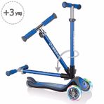 Globber Elite Deluxe Işıklı Lacivert Scooter