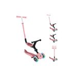 Globber Go Up Active Koyu Pastel Pembe Işıklı Scooter