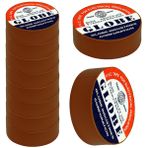 Globe 0.13x19 mm 10'lu Kahverengi İzole Bant