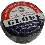 Globe 19MM Elektrik Bandı - GÜMÜŞ - Siyah
