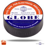 Globe Elektrik Bandı Izole Bant 10 Lu Paket / Siyah