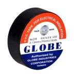 Globe İzole Elektrik Bandı Siyah 10'Lu