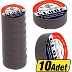Globe NO210-SH-10 ,19MMX10MT 10-Adet Siyah Izole Bant