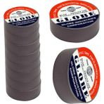Globe Pvc Elektrik Izolasyon Bant /"0.13X19X10YRDS/" (Gri) (10/'lu Paket)