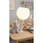 GLOBELUX Rustik Kedi Figürlü retro/virtage Abajur Ve Glob Gece Lambası ( ampul hediyeli)