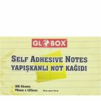 Globox 1026 75x125 mm 100 Yaprak Çizgili Not Kağıdı