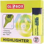 Globox Fosforlu Kalem 10'lu Kutu - Sarı