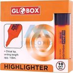 Globox Fosforlu Kalem 10'lu Kutu - Turuncu